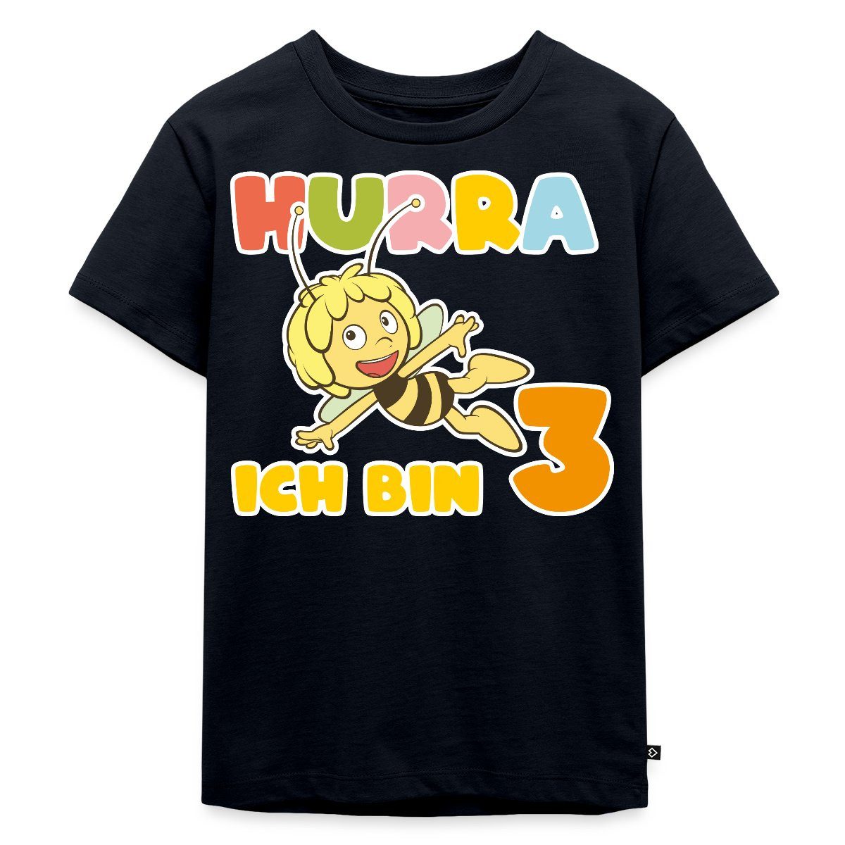 T-Shirt Biene Maja Hurra Ich bin 3 Dritter Geburtstag Kinder Premium T-Shirt