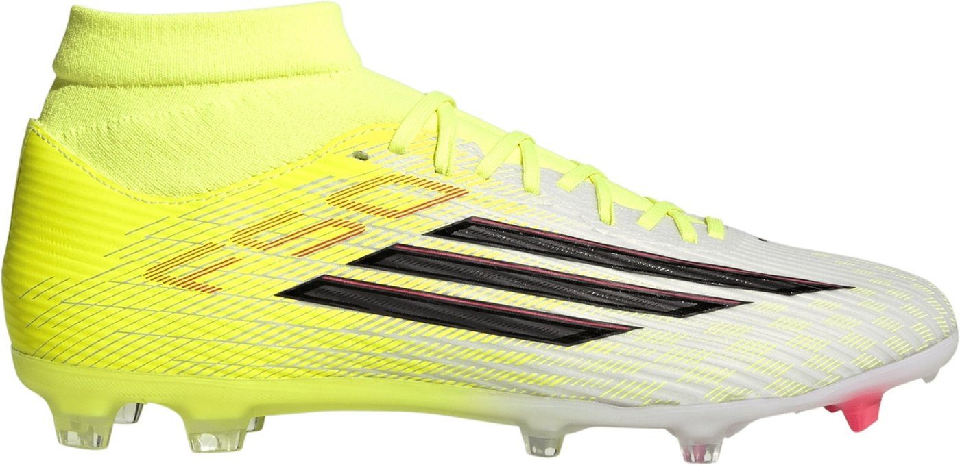 adidas Performance F50 LEAGUE MID FG/MG TESOYE/CBLACK/LUCRED Fußballschuh