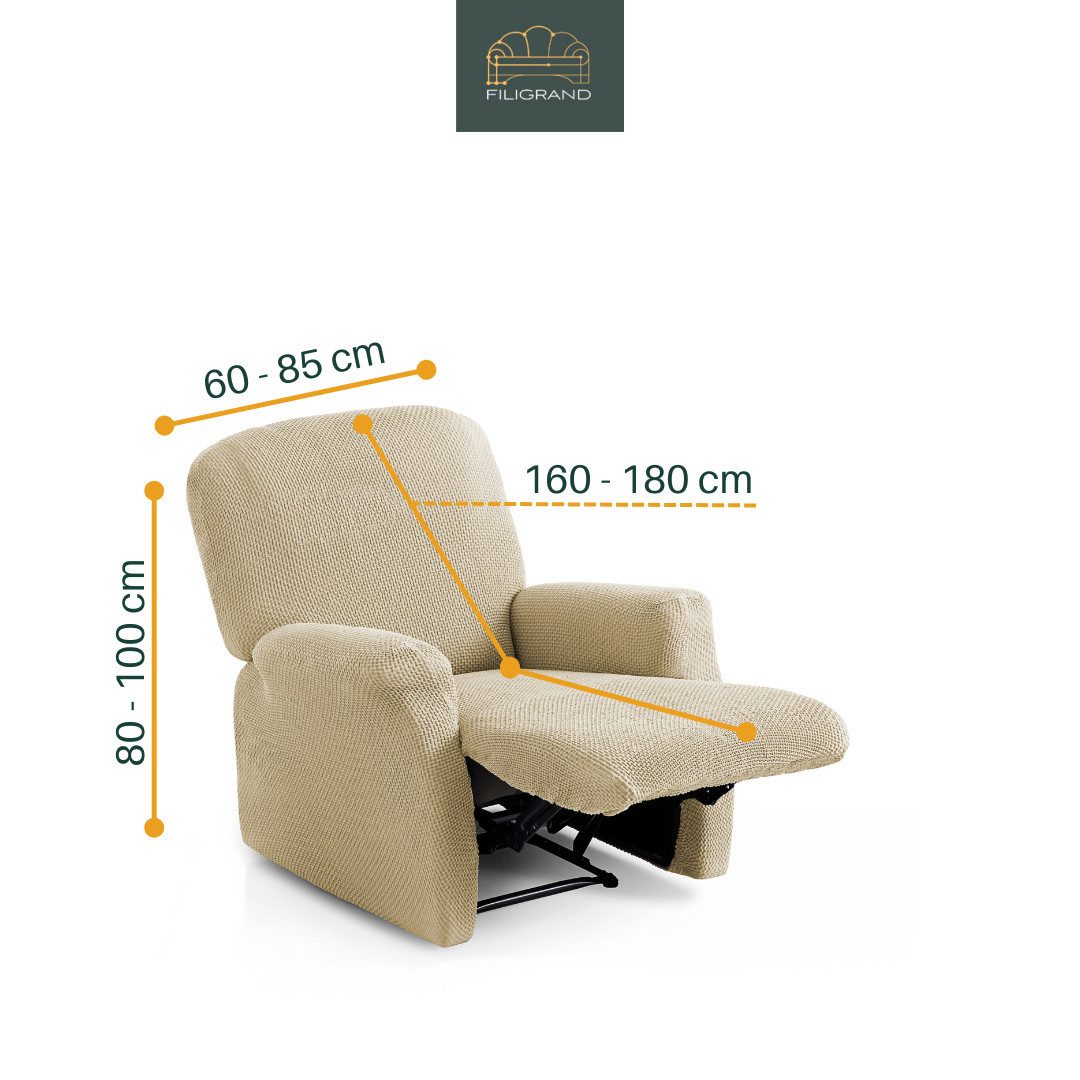 Belmarti Sesselhusse Bezug für Sessel, Relaxsessel, Ohrensessel made in Spa günstig online kaufen