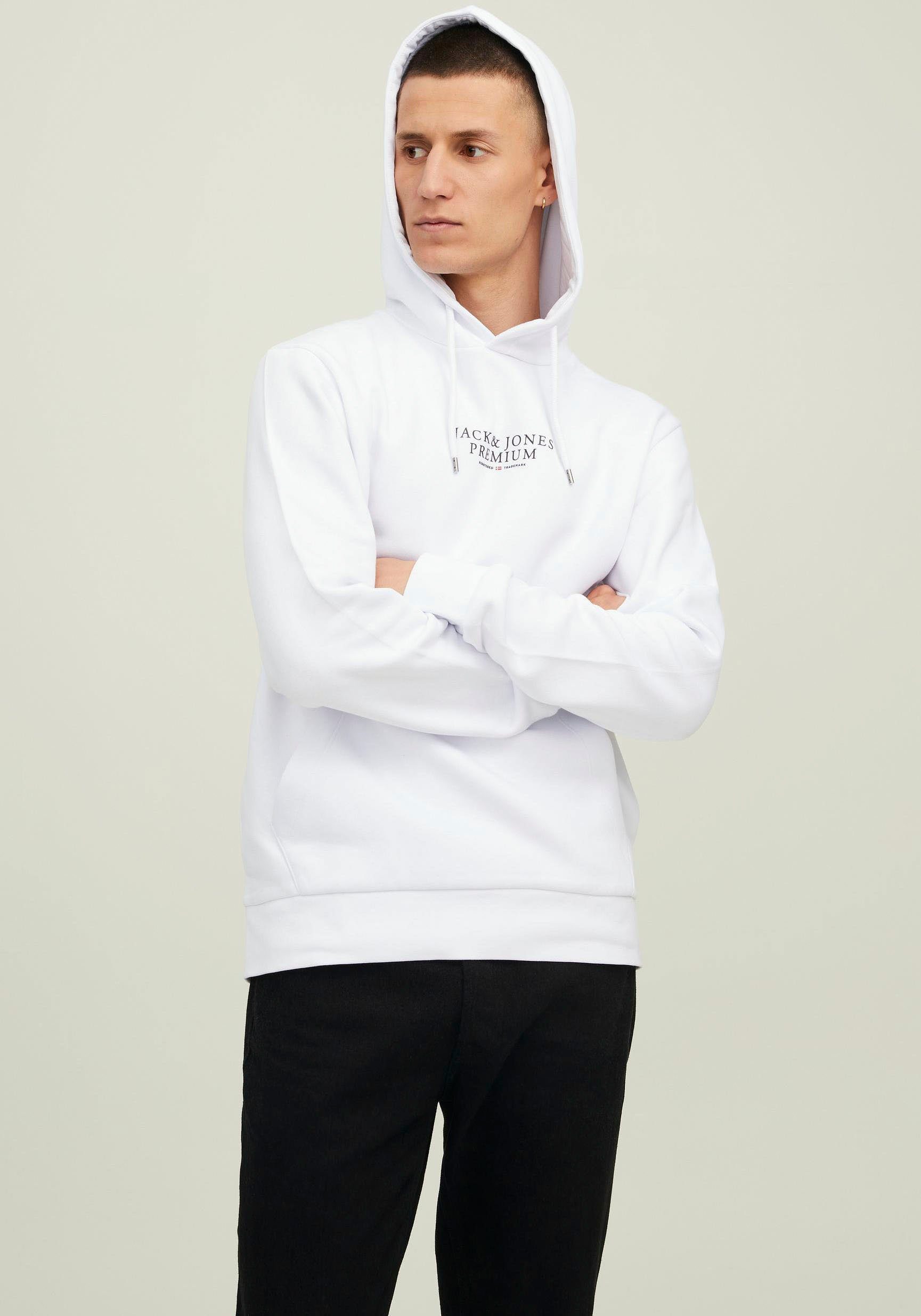 HOOD Jones & Jack BLUARCHIE SWEAT weiß Kapuzensweatshirt