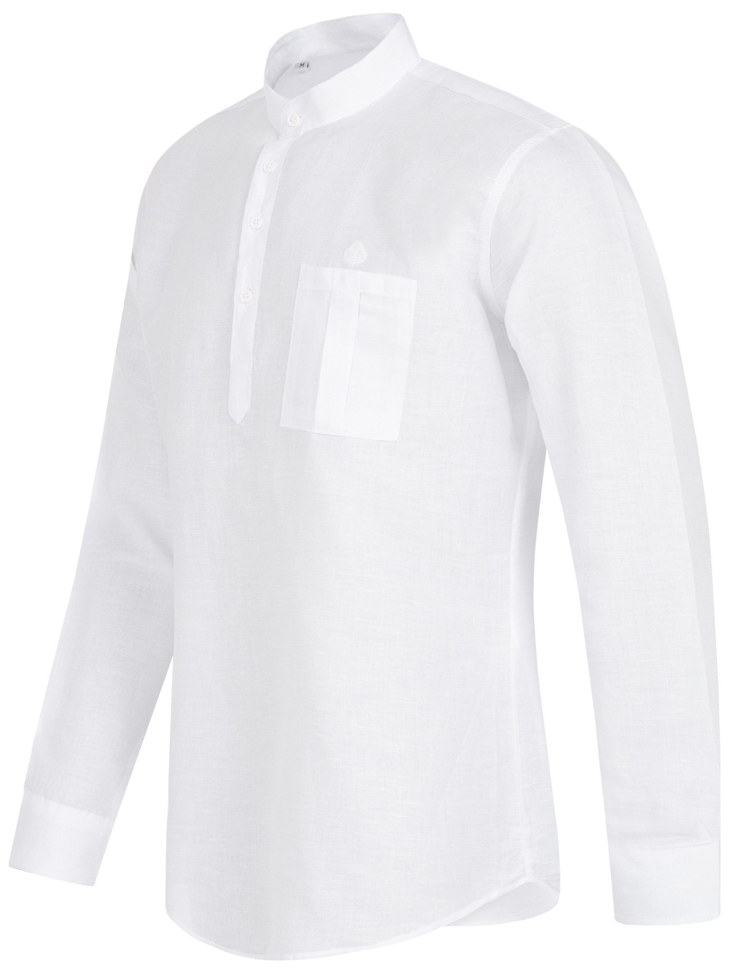 Indumentum Leinenhemd Herren Hemd Schlupfhemd Mao günstig online kaufen