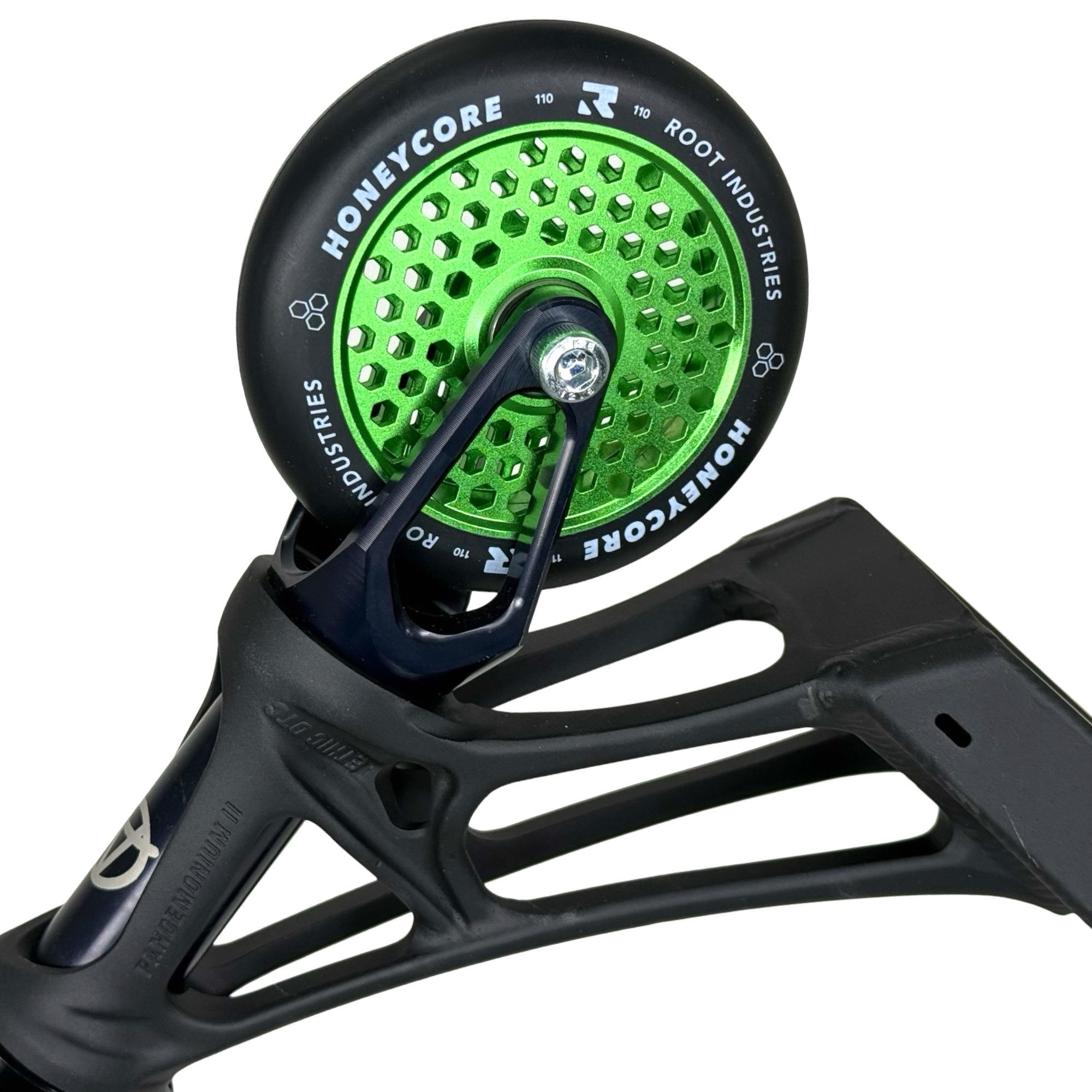 Root Industries Stuntscooter Root Industries Honeycore Stunt-Scooter Rolle 110mm Grün/PU Schwarz