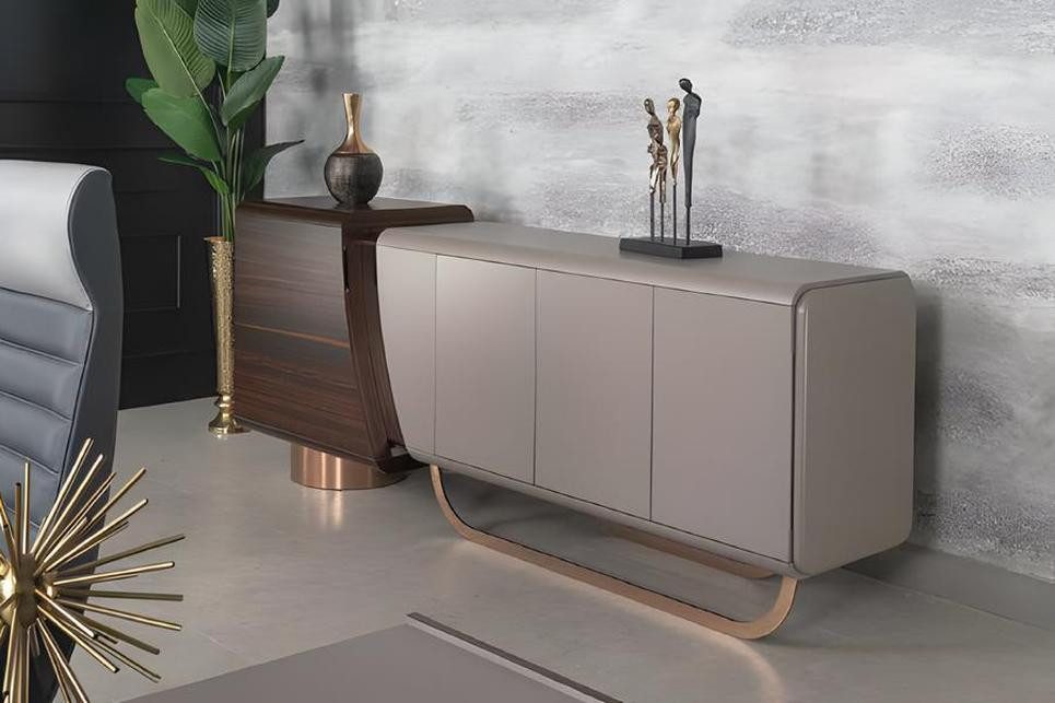 JVmoebel Sideboard Elegantes Holzsideboard mit viel Stauraum für Büro und Zuhause (1 St., Konsole), Made in Europa