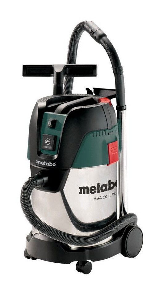 metabo Industriesauger ASA 30 L PC Inox, Allessauger mit manueller Filterabreinigung