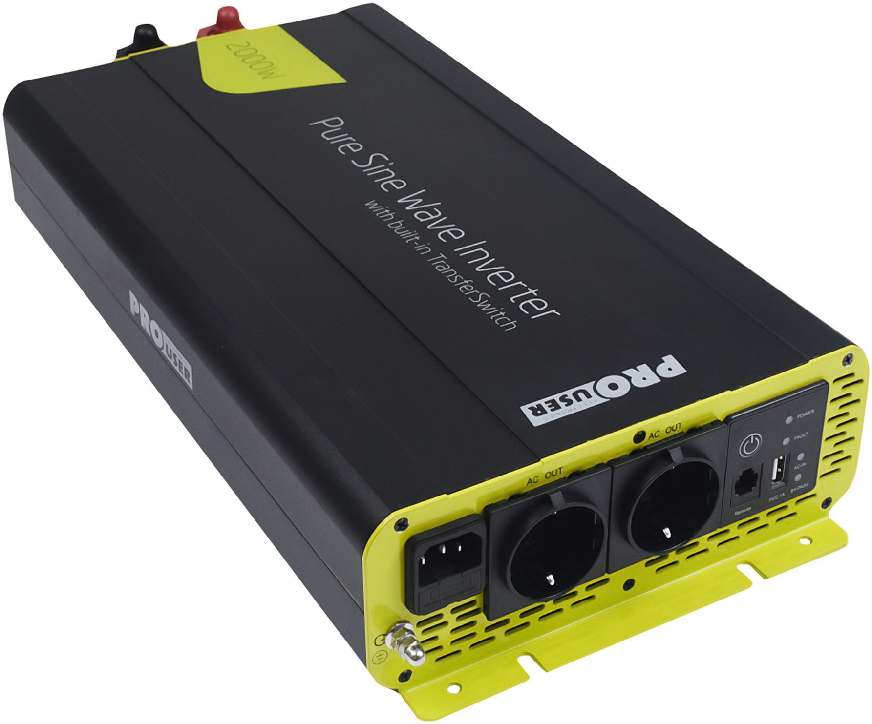PROUSER Wechselrichter Spannungswandler Sinus 2000W, (1 St)