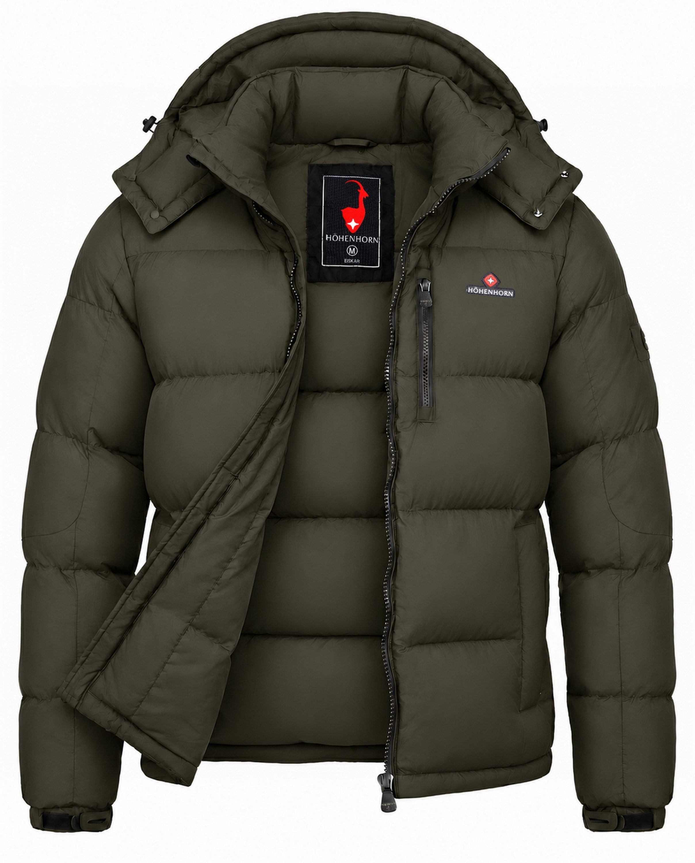 Höhenhorn Winterjacke Eiskar Herren Winter Jacke Gefüttert Steppjacke für Männer