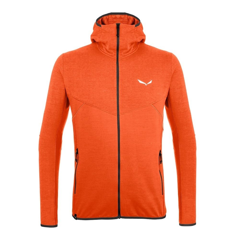 Salewa Fleecejacke Light Micro (Trekking, schnell trocknend, kompakt verstaubar) orange