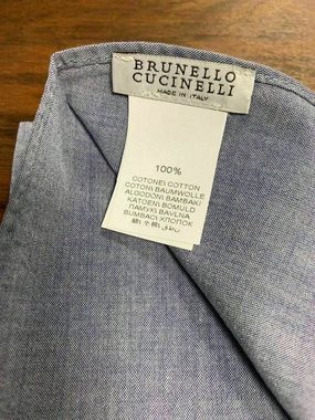 BRUNELLO CUCINELLI Taschentuch Brunello Cucinelli Handkerchief Einstecktuch Pochette ICONIC Pocket-Sq