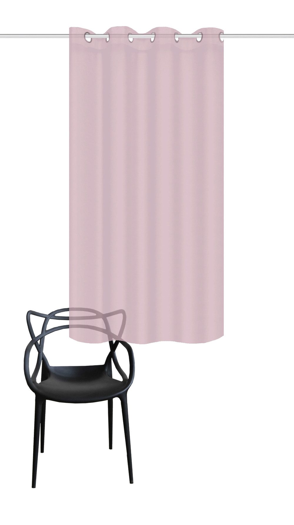 Home Basics Vorhang 53300 Ösenschal DOLLY, transparent mit 8 Metallösen ein günstig online kaufen