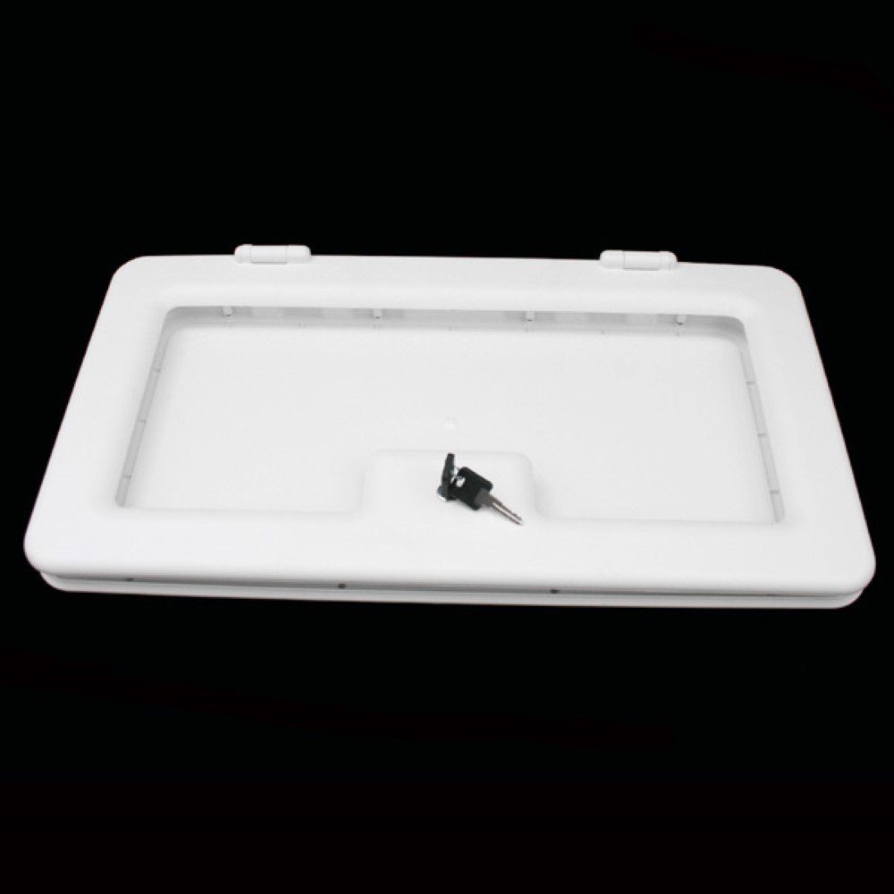 Thumbnail - HABA B.V. Einbaurahmen Serviceklappe Staufach Tür 592 mm x 319 mm weiß