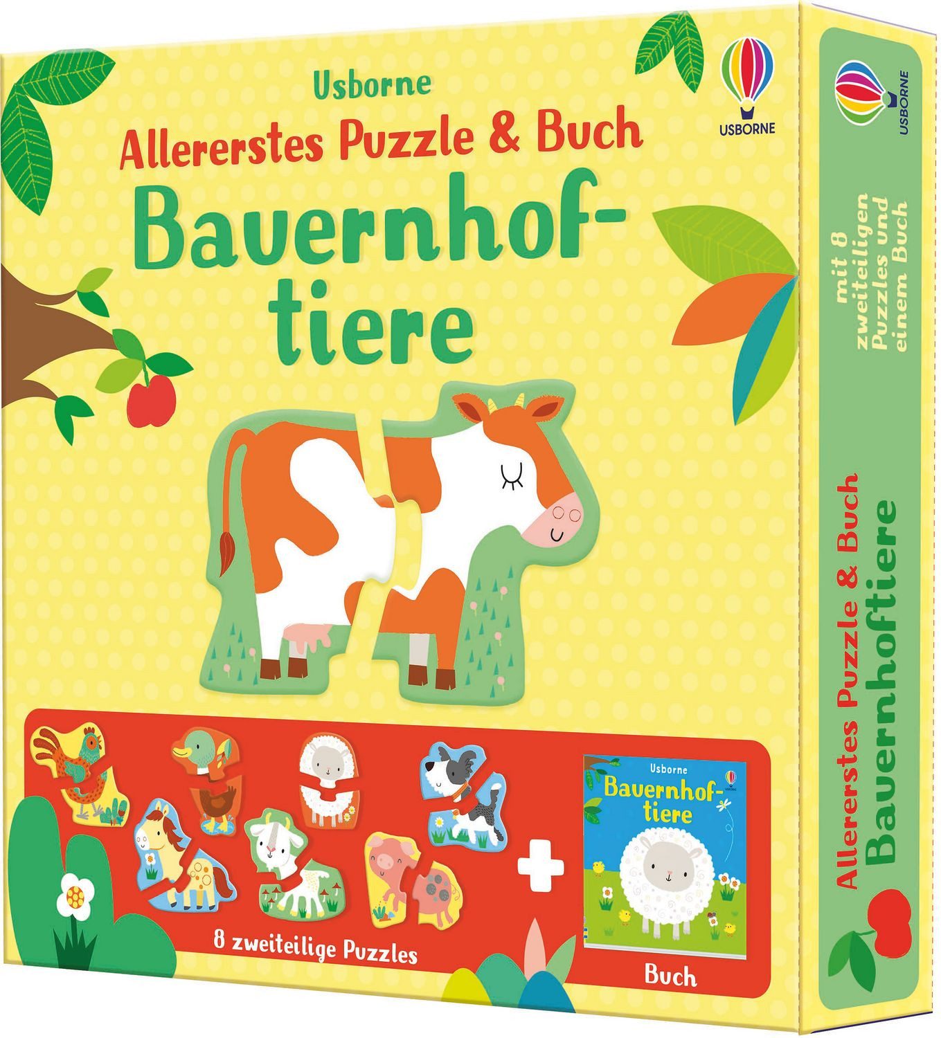 Puzzle Allererstes Puzzle & Buch: Bauernhoftiere, Puzzleteile