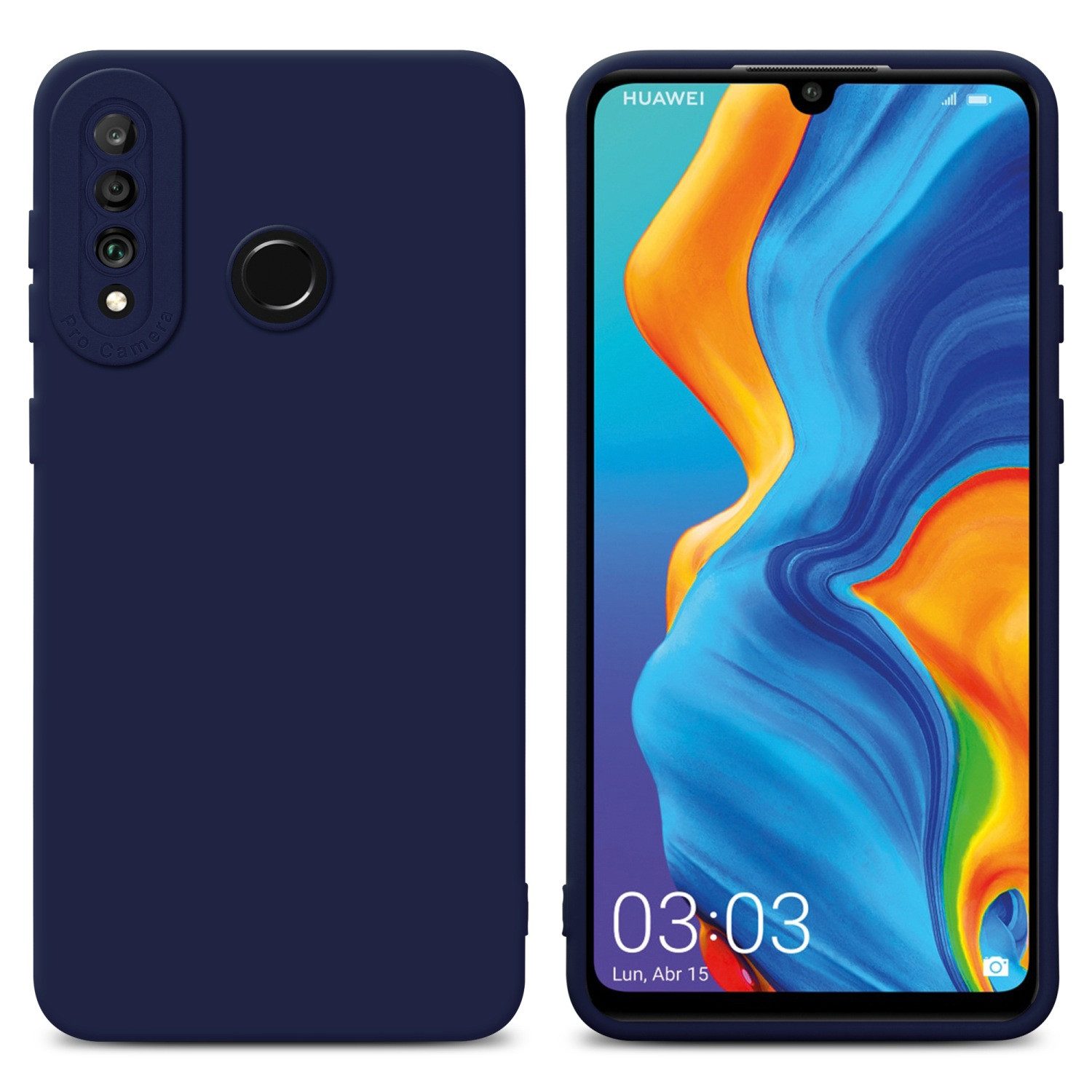 Cadorabo Handyhülle für Huawei P30 LITE Hülle Huawei P30 LITE, Hülle Schutzhülle TPU Silikon Case Cover