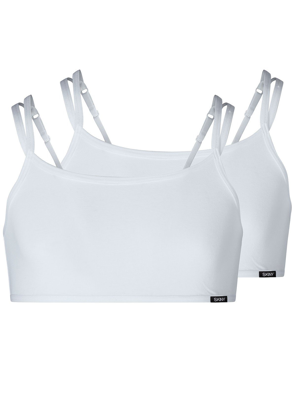 Skiny Bustier Mädchen Bustier 2er Pack Cotton Essentials (Packung, 2-tlg) -