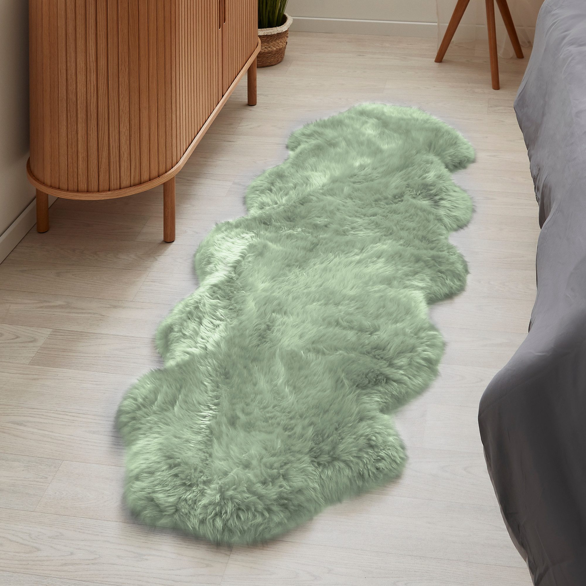 LUXOR living Fellteppich Schaffell Namika, fellförmig, Höhe: 50 mm, echtes Lammfell, weich & flauschig, große Farbauswahl, in 2 Größen – Bild 3 von 5