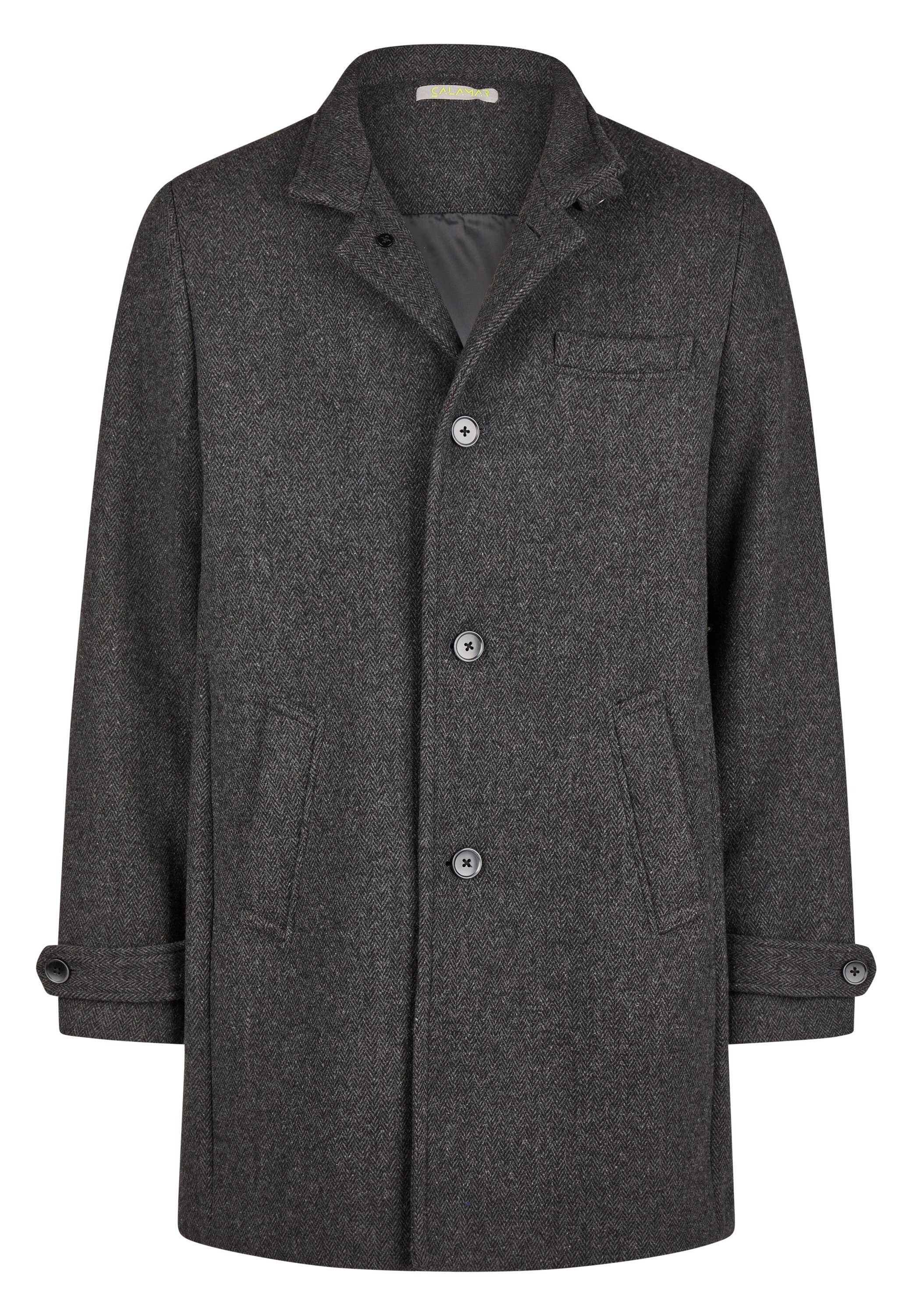 Calamar Wollmantel Klassischer Wollmantel Twill