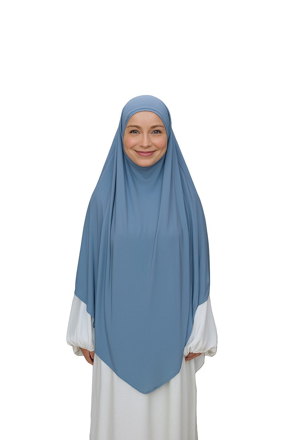 Aymasal Kopftuch Jersey premium Khimar BAYLA Einlagiger Jersey Khimar Hijab Scarf Islam, Hochwertiger weicher Stoff, leichtes Gewicht