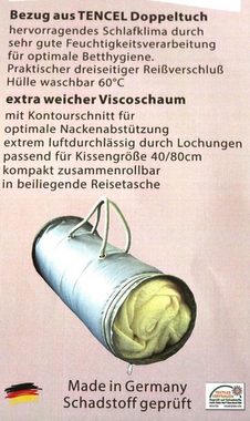 Sympathica Stützkissen Orthopädisches Visco-Weichschaum-Kissen Nackenstütze Nackenstützkissen, 1-tlg.
