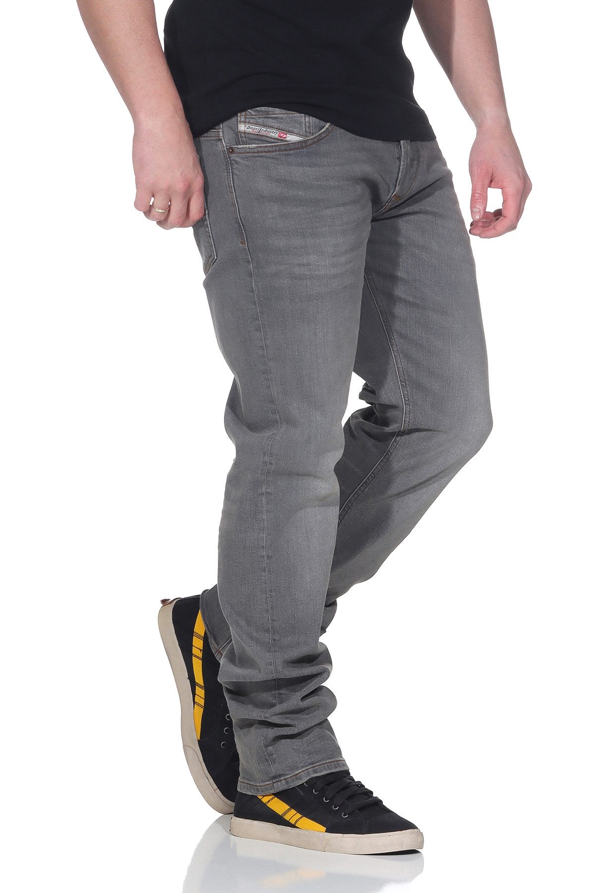 Diesel Regular-fit-Jeans Diesel Herren Jeans SAFADO-X 5-Pocket-Style, Slim-Straight Jeans, Länge: 32 – Bild 4 von 5