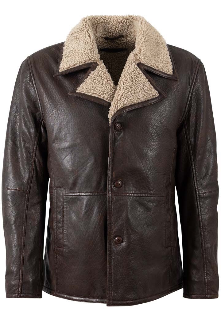 Deercraft Lederjacke DMVancouver längere Herrenjacke im Vintage-Look aus La günstig online kaufen