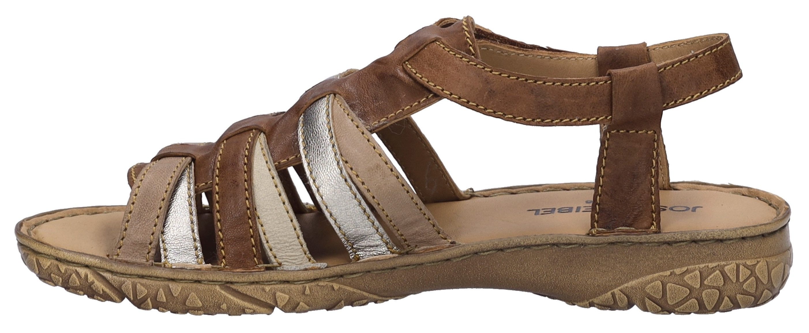 Josef Seibel Ivy 02 Sandale, Riemchensandale, Komfortschuh mit Lederfutter