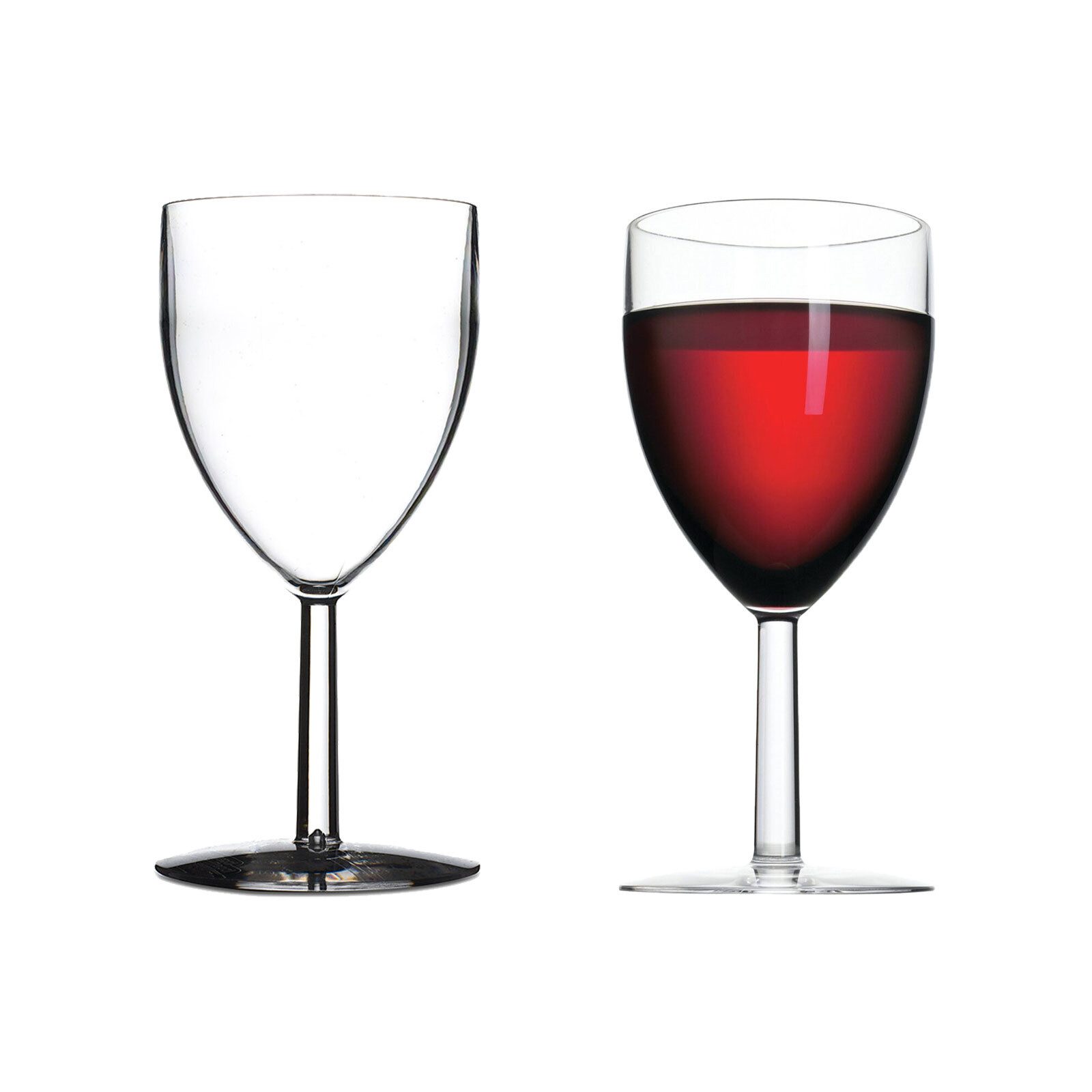 Mepal Weinglas Kunststoff-Rotweingläser 300 ml 2er Set, Styrol-Acrylnitril