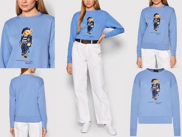 Ralph Lauren Sweatshirt POLO RALPH LAUREN Bear Paris Bär Sweatshirt Sweater Pullover Pulli S