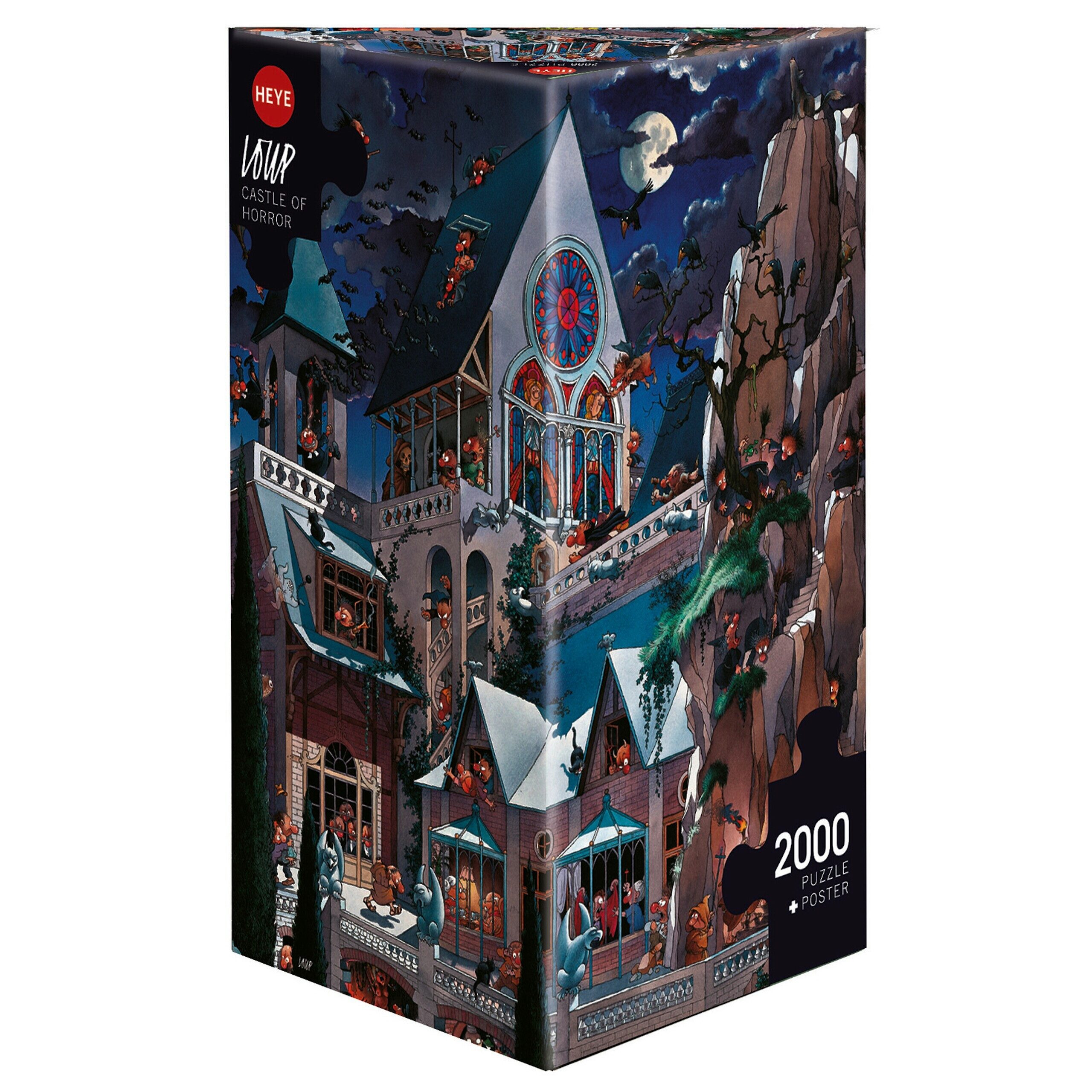 HEYE Puzzle Castle of Horror, 2000 Puzzleteile