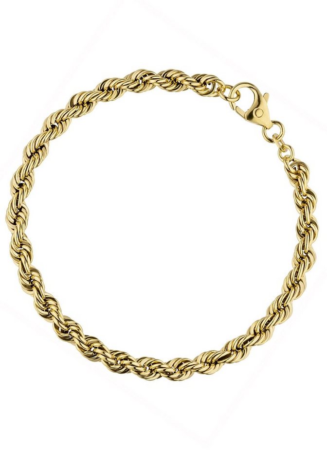 JOBO Goldarmband Kordel-Armband, 585 Gold 21 cm