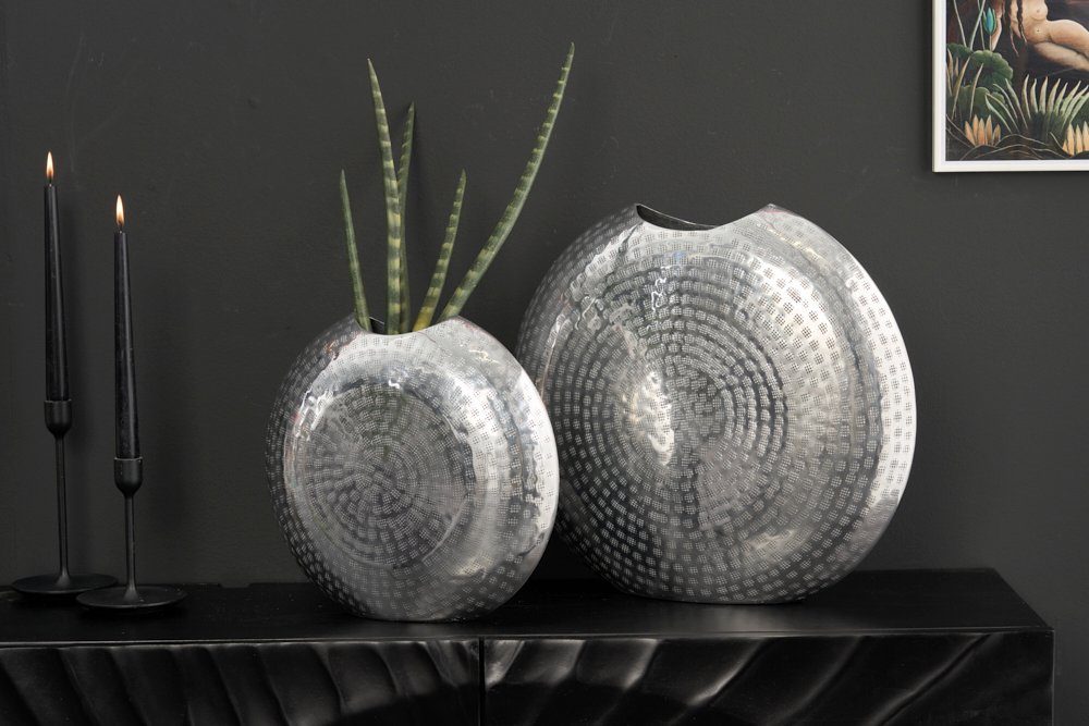 riess-ambiente Tischvase ORIENTAL 44cm silber (Set, günstig online kaufen