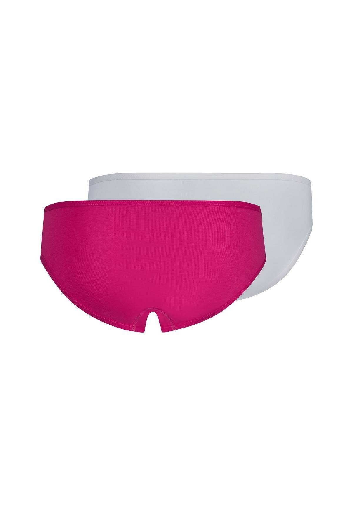 Briefs Pink/Weiß Rio-Slip, Slip, 2er Bikini Slip - Mädchen Pack Skiny