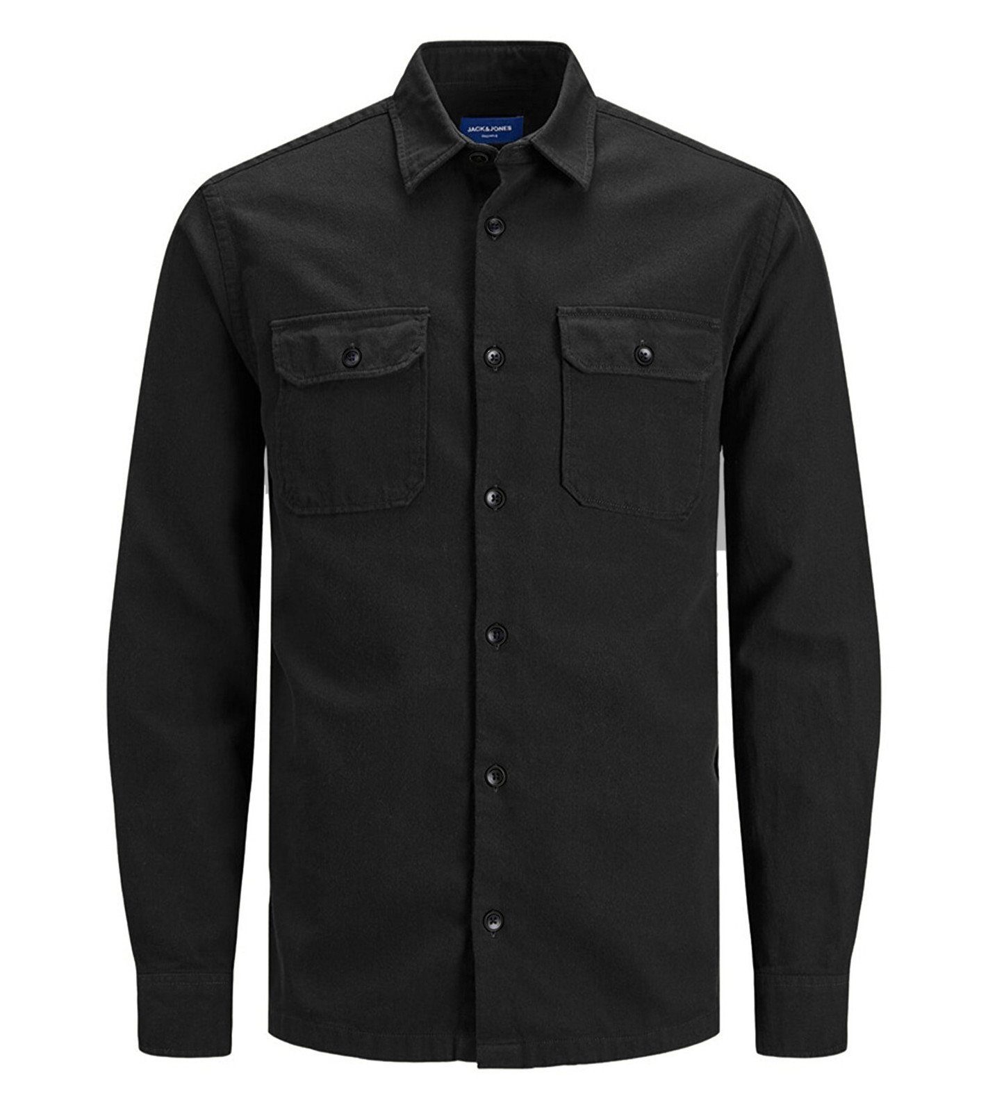 Jack & Jones Langarmhemd »JACK & JONES Herren Overshirt Hemd Redison aus  BCI-Baumwolle Freizeit-Hemd Grün« online kaufen | OTTO