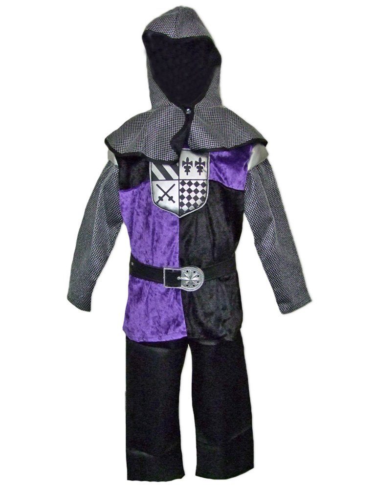 Das Kostümland Ritter-Kostüm Ritter Tarik Kostüm für Kinder Schwarz Lila