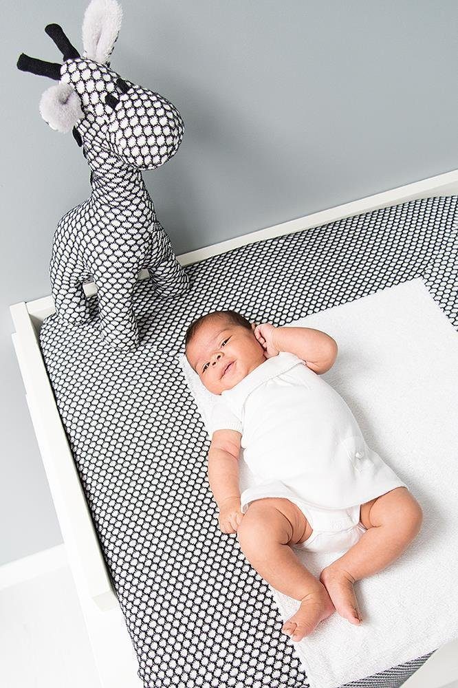 Babys Only Wickelauflagenbezug aus Baumwolle Steingrün 75x85 cm für Jungen und Mädchen für alle Standard-Wickelauflagen 