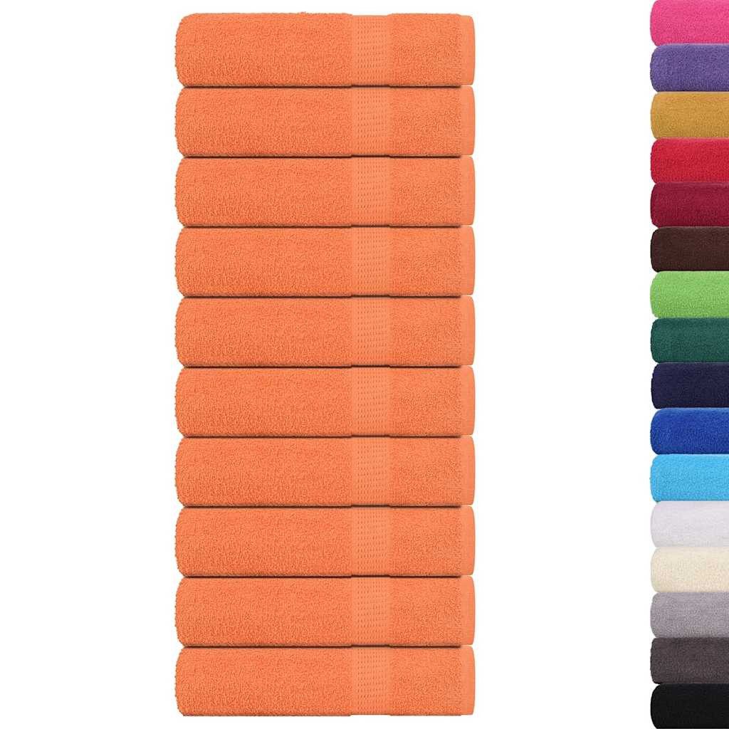 vidaXL Handtuch Duschtücher 10 Stk. Orange günstig online kaufen