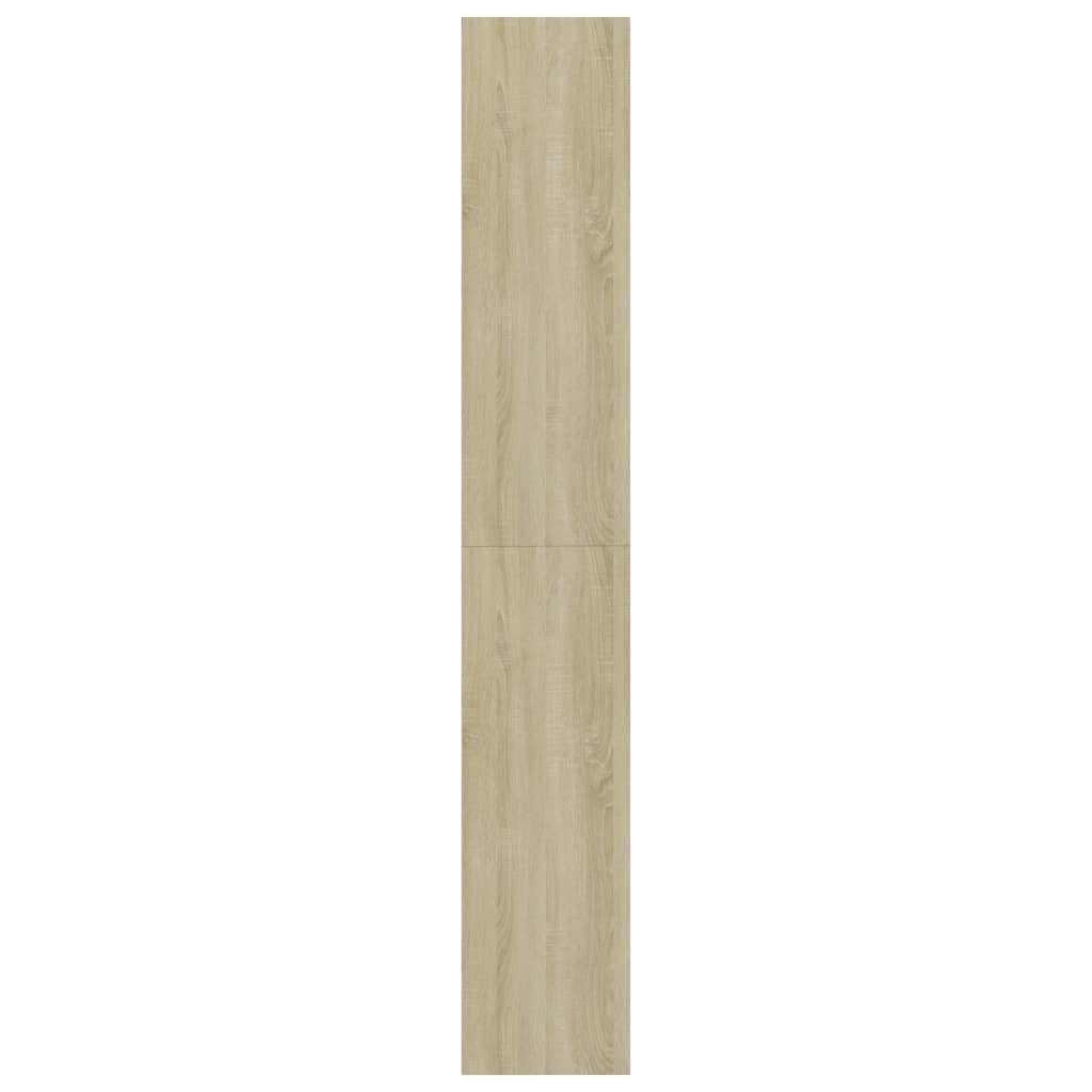 80x30x189 furnicato Sonoma-Eiche 5 Fächer Bücherregal Holzwerkstoff cm