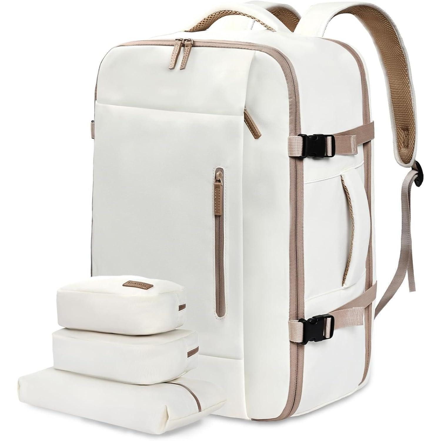LuxusKollektion Reiserucksack Reiserucksack Damen Herren 40L Handgepäck Rucksack 17 Zoll Wasserdicht