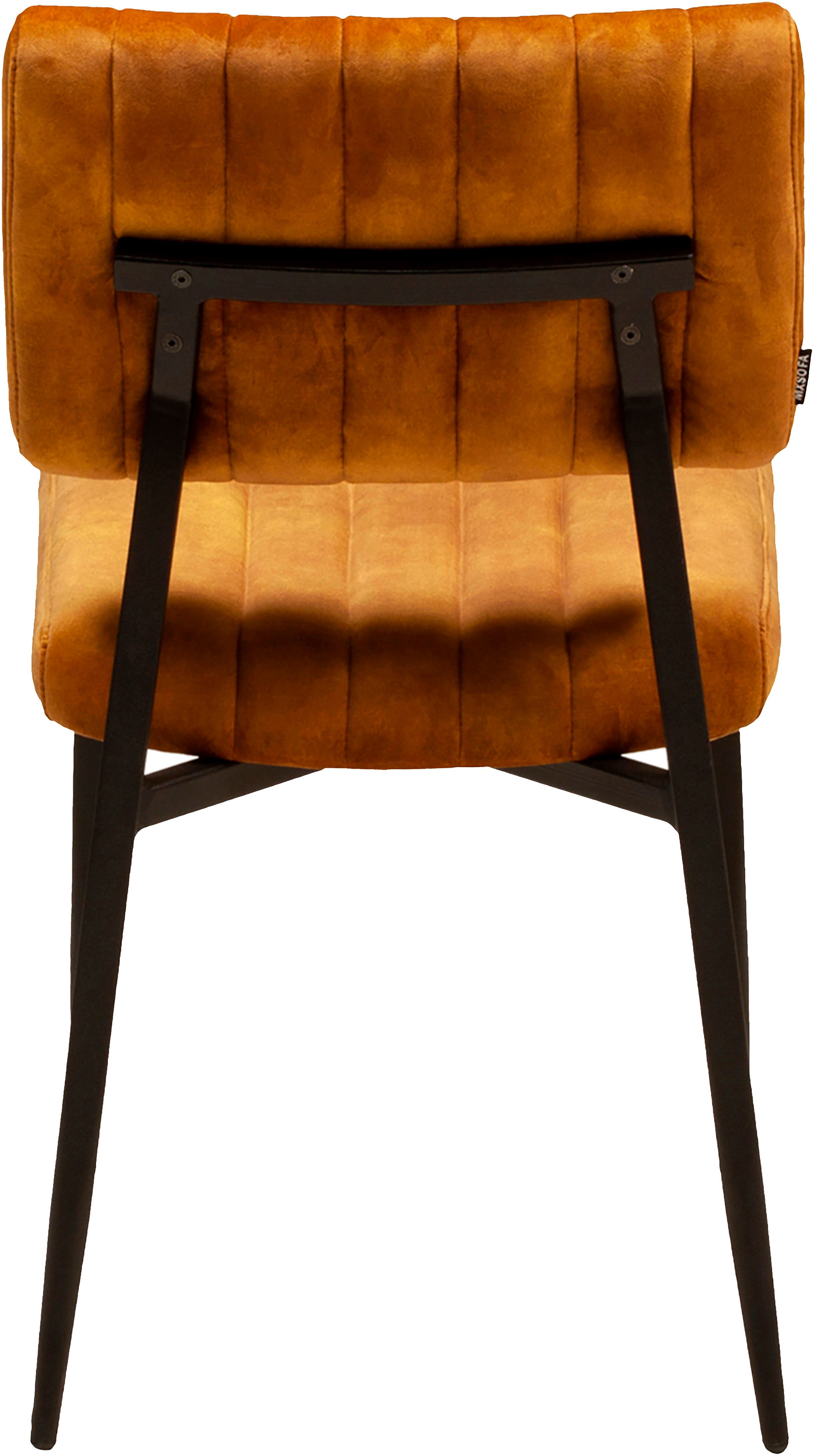 OMG Design Esszimmerstuhl Ivan (Set, 1 St), pflegeleichter Samtvelour Bezug, Küchenstuhl