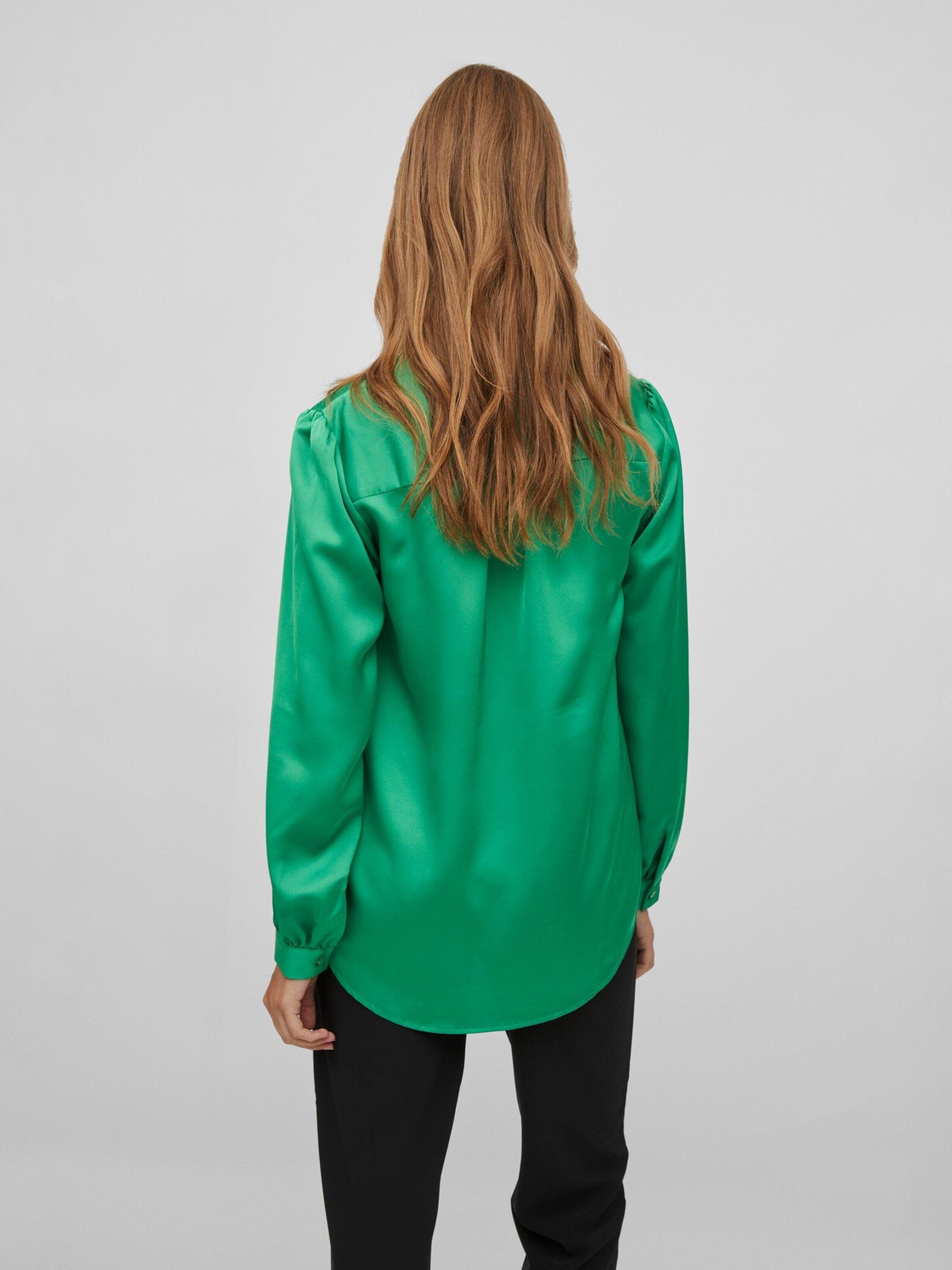 Vila Langarmbluse ELLETTE (1-tlg) Drapiert/gerafft