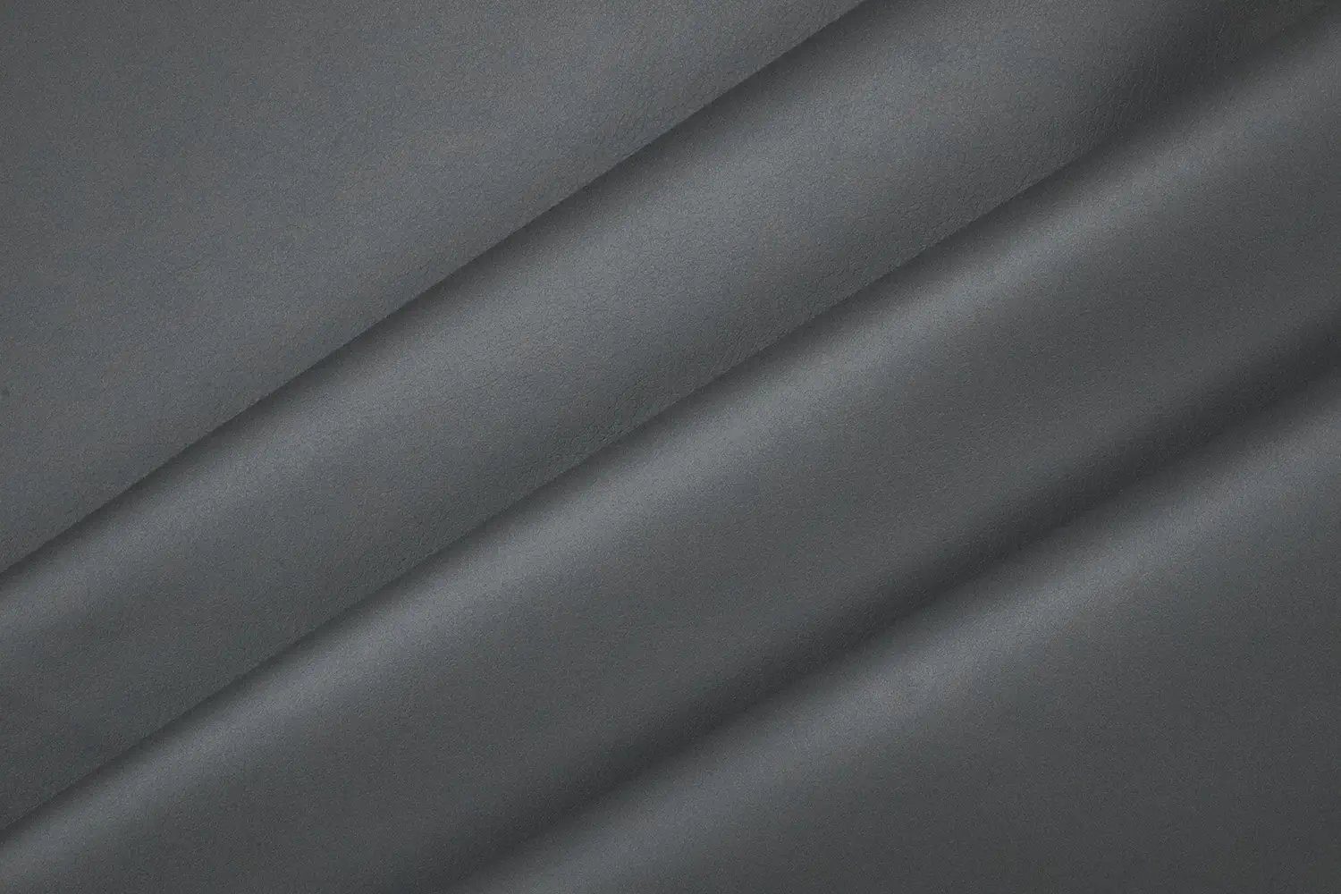 Stofferia Stoff Kunstleder Lederimitat Ecocuir Dunkelgrau, Meterware
