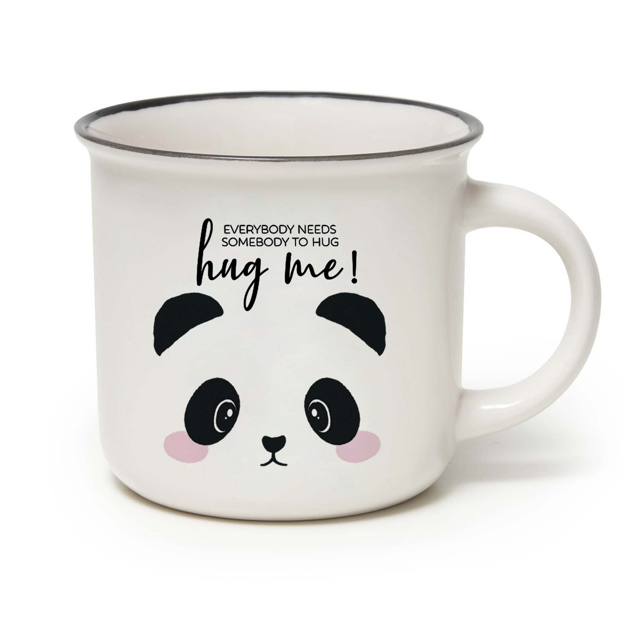 Legami Cappuccinotasse Legami Porzellantasse Trinkbecher Cu-Puccino Panda