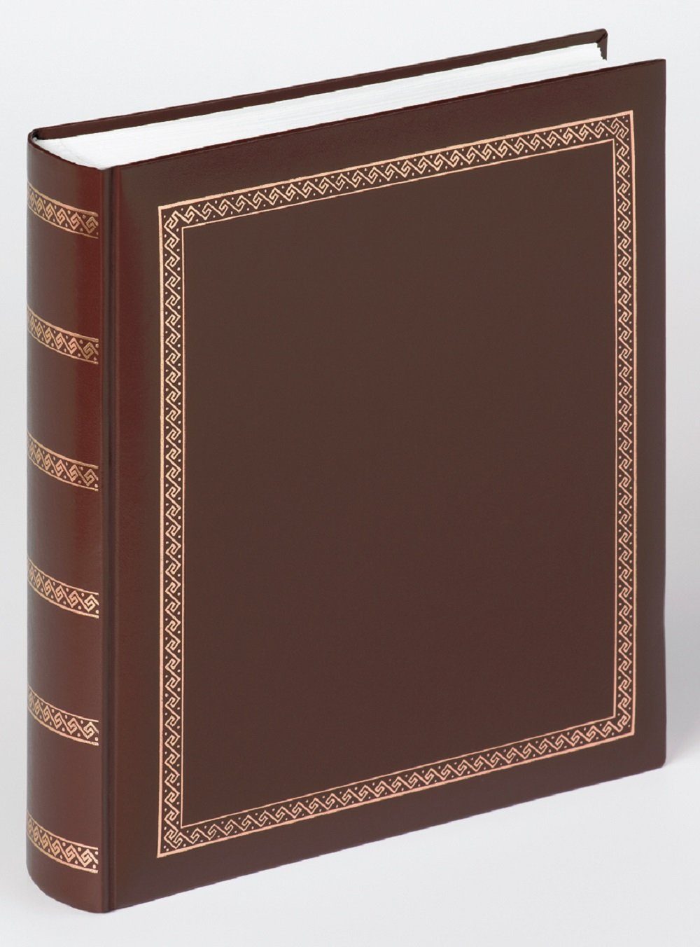 Walther Design Fotoalbum Classicalbum DAS SCHICKE DICKE, buchgebundenes Album, Kunstleder mit Goldprägung