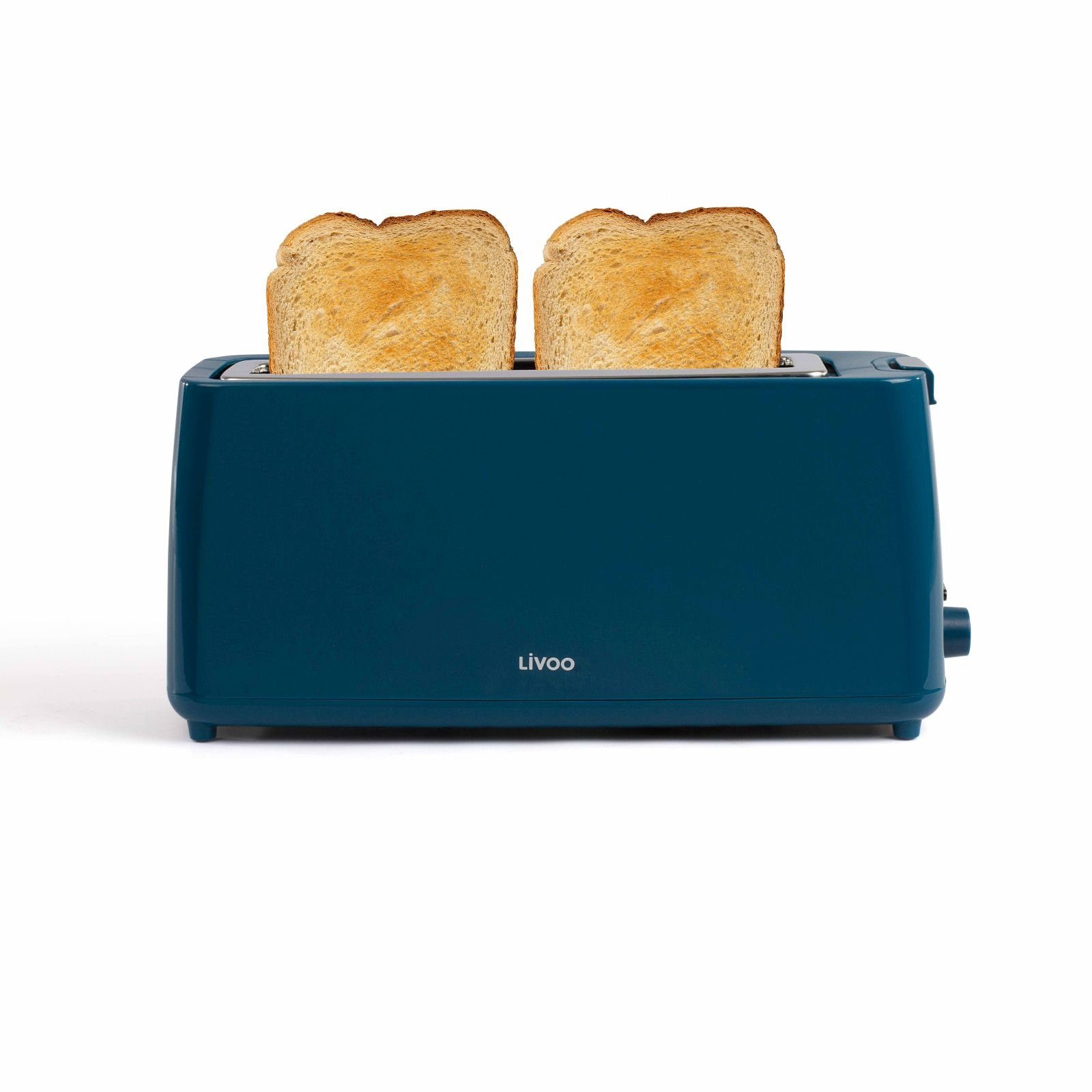 LIVOO Toaster LIVOO Breit-Schlitz Toaster Toastgerät breiter Schlitz DOD168B blau