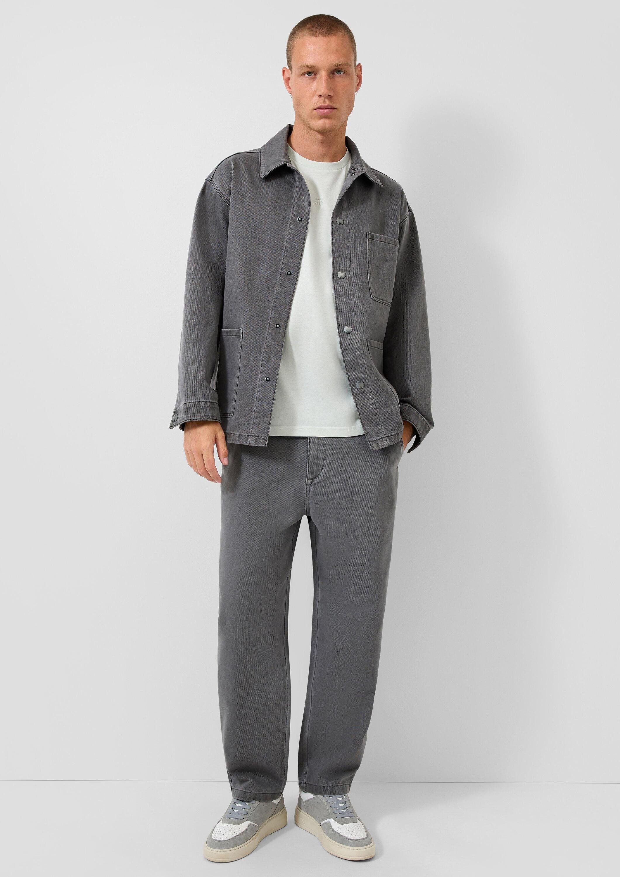 QS Regular-fit-Jeans Hose Workerstyle-Denim im Loose Fit