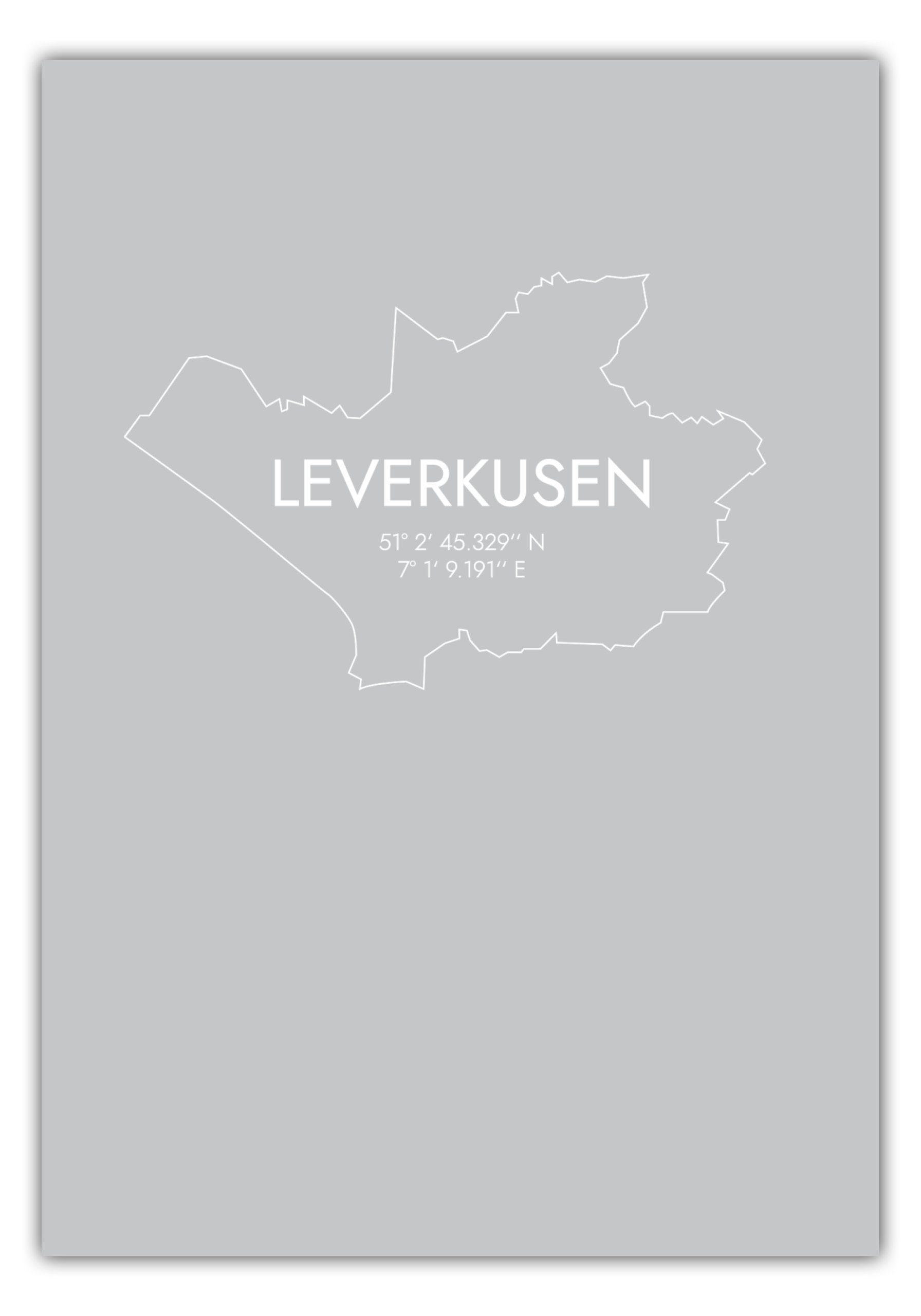 MOTIVISSO Poster Leverkusen Koordinaten #7