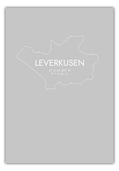 MOTIVISSO Poster Leverkusen Koordinaten #7