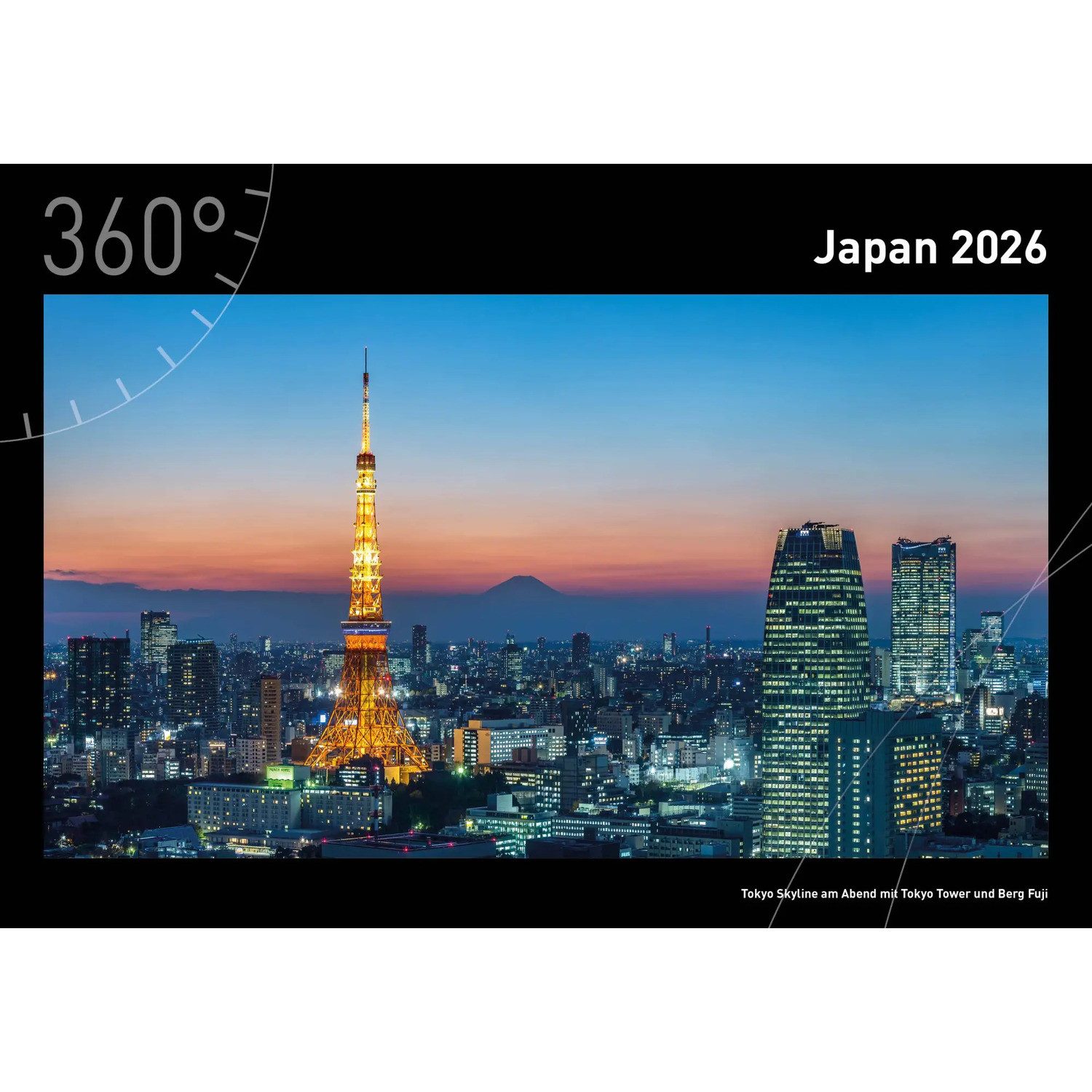 WALTER Wandkalender Japan Premiumkalender 2026