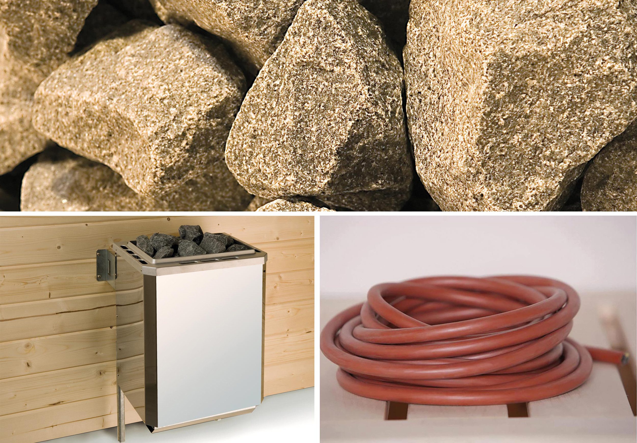 weka Saunaofen Technikpaket SH Serie 533, 9,0kW OS, 9000 kW, externe Steuerung, 9,0 KW Ofen mit Anschlusskabel und Steuergerät