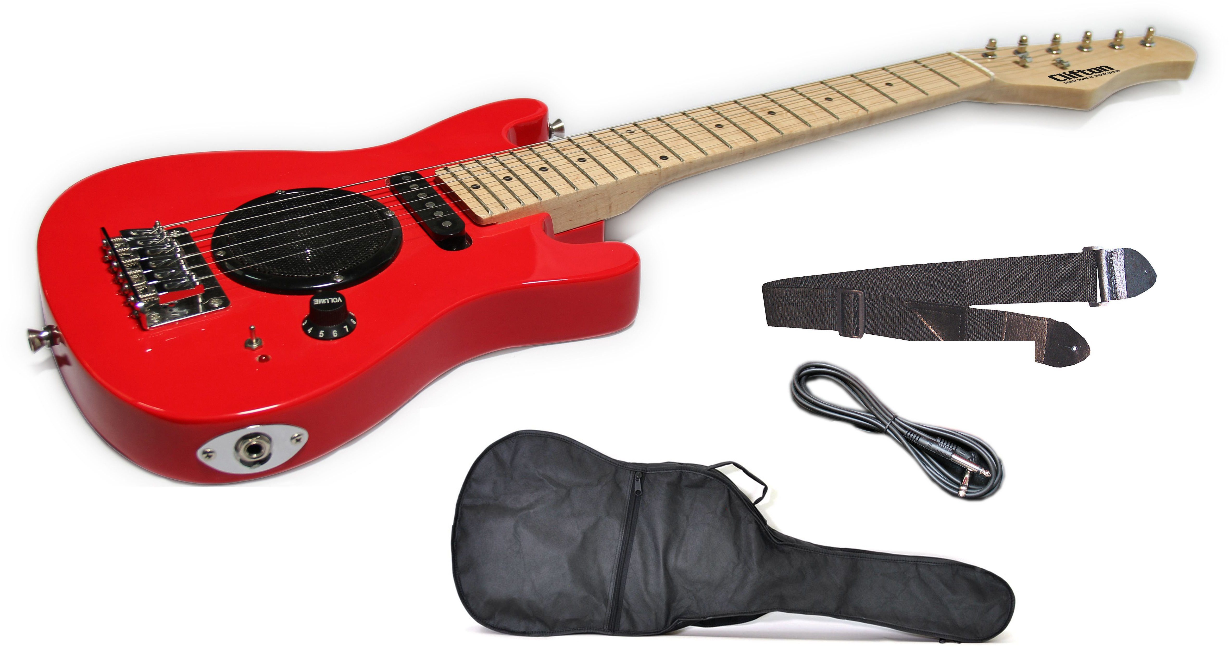 Clifton E-Gitarre E Gitarre Junior, Set, Komplettset