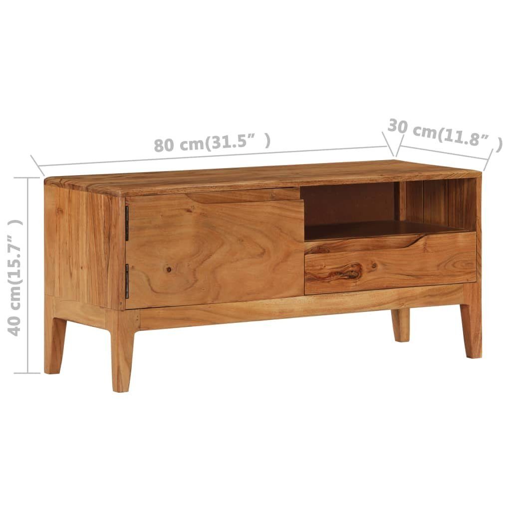 TV-Schrank vidaXL Massivholz 88×30×40 cm Akazie TV-Schrank