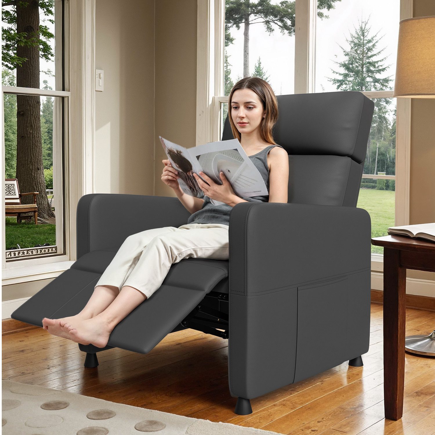 HOMALL Sessel Elektrischer Liftstuhl Entspannungsstühl (Ergonomischer Schlafstuhl)